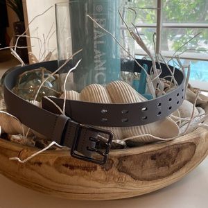 EXPRESS LEATHER GREY BELT